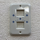 磁器スイッチプレート（2口）