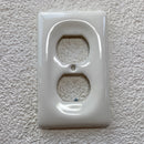 陶器アメリカンコンセントプレート(2口）