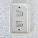 陶器スイッチプレート（2口）