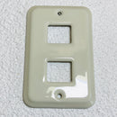 磁器スイッチプレート（2口）