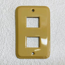 磁器スイッチプレート（2口）