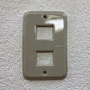 磁器スイッチプレート（2口）